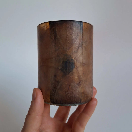 Kombucha Leather Pencil Holder - Black Tea Edition