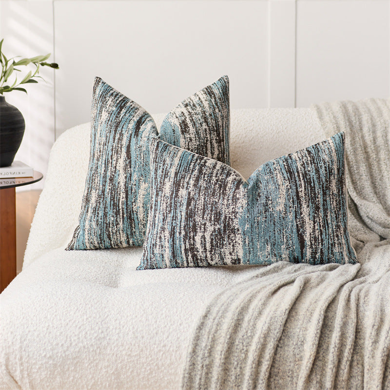 Textured Woven Throw Pillow Cover