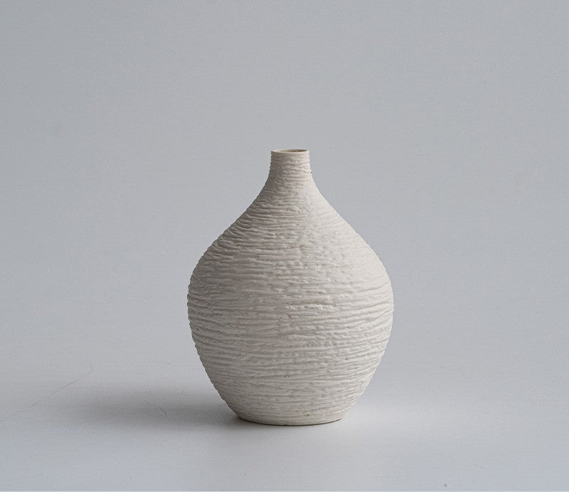 Artisan Textured Ceramic Vase
