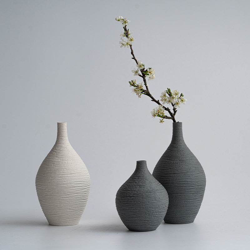 Artisan Textured Ceramic Vase