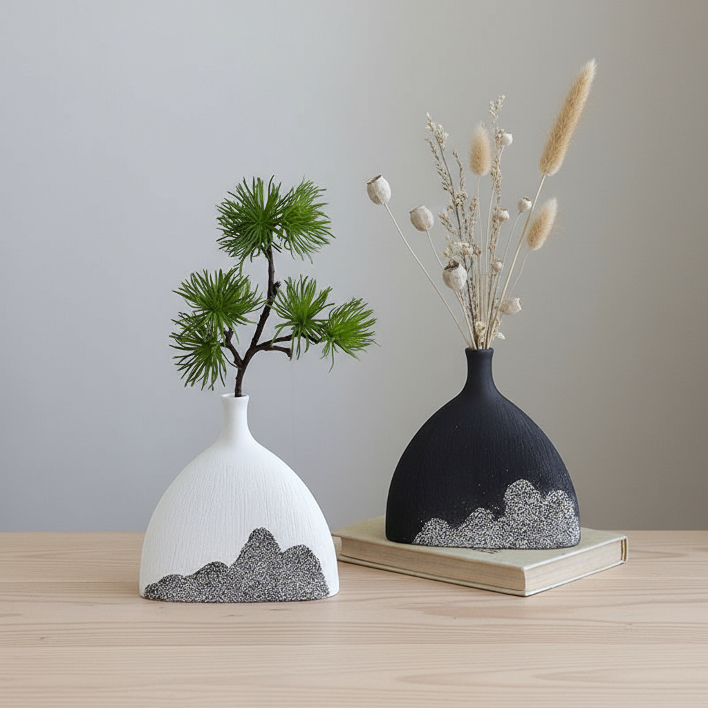 Ceramic vases lifestyle photography