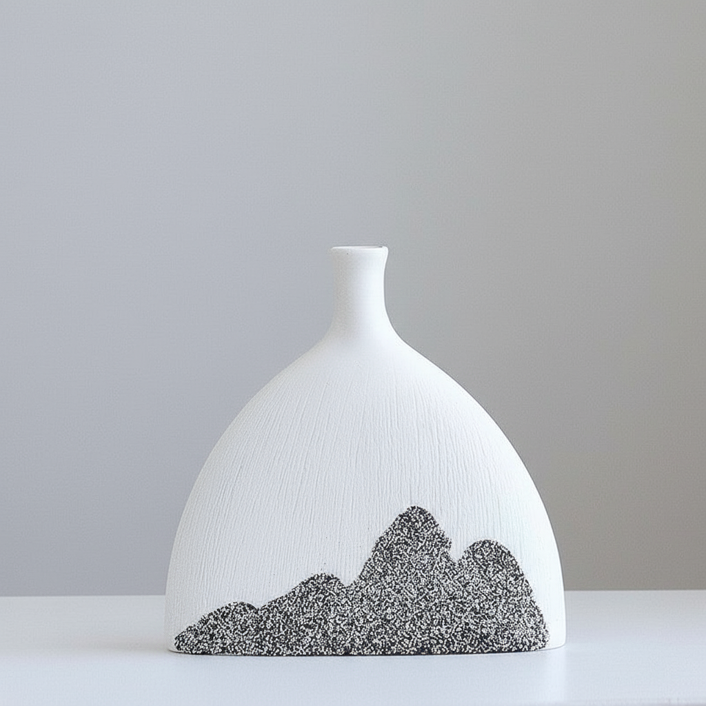Clean ceramic vase product photo
