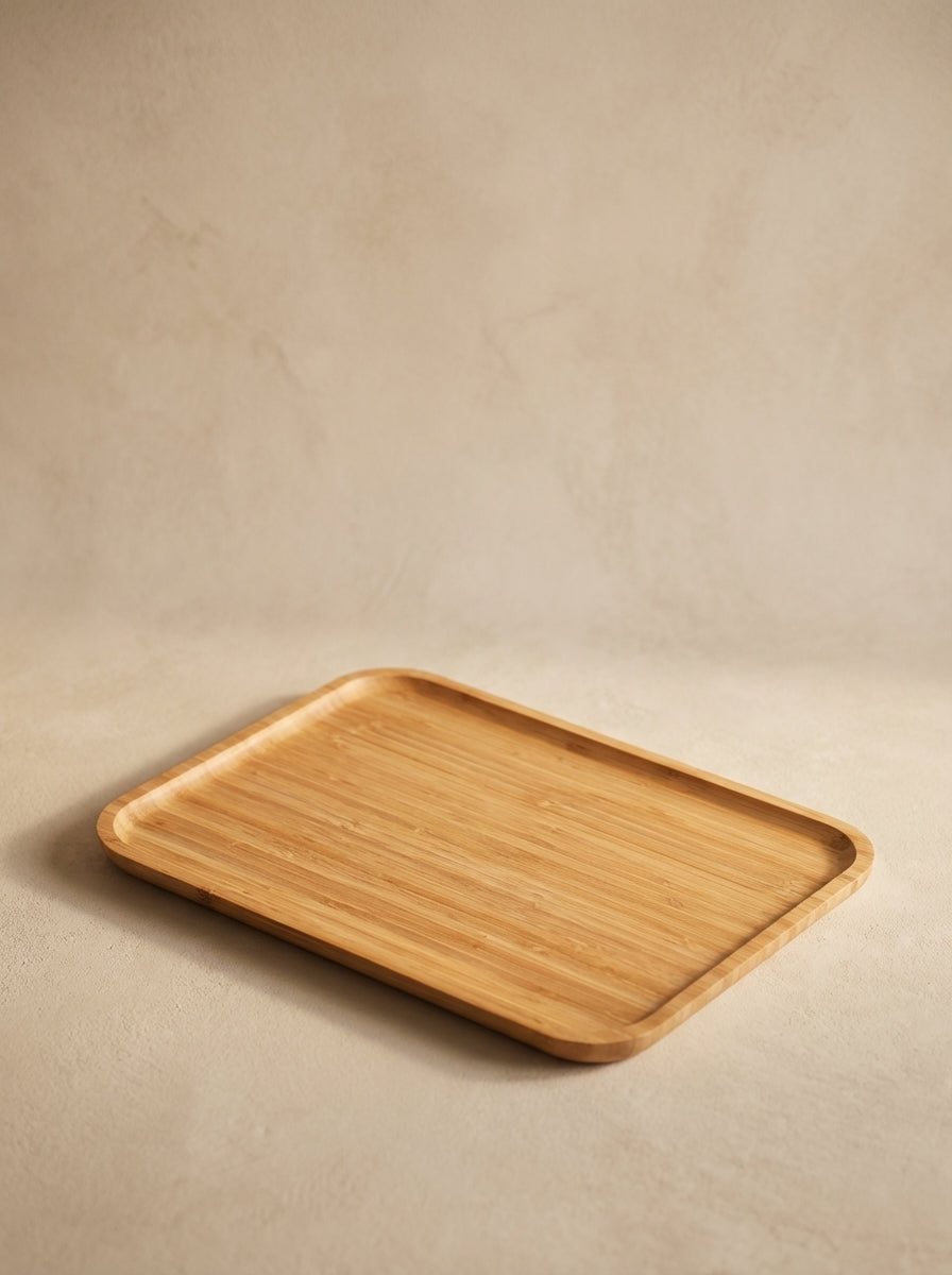 Natural Bamboo Serving Tray