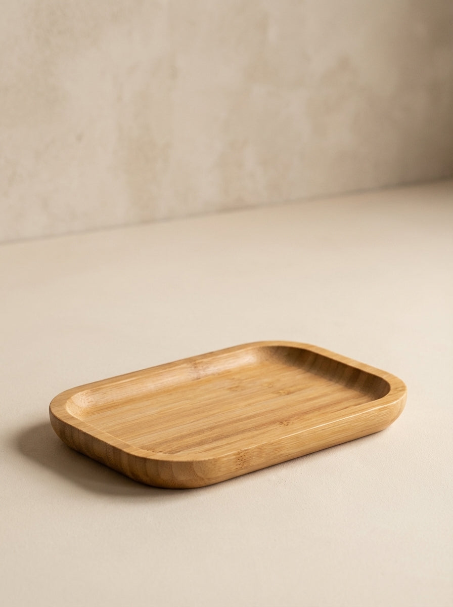 Natural Bamboo Serving Tray