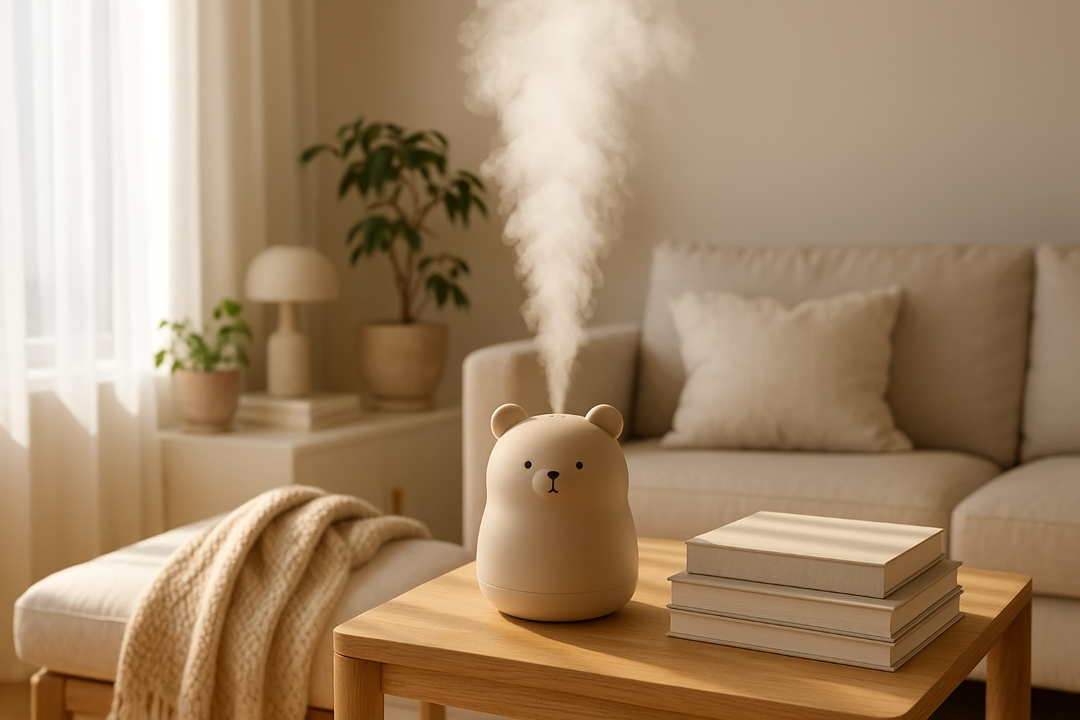 Make the steam stronger that's coming out of the humidifier