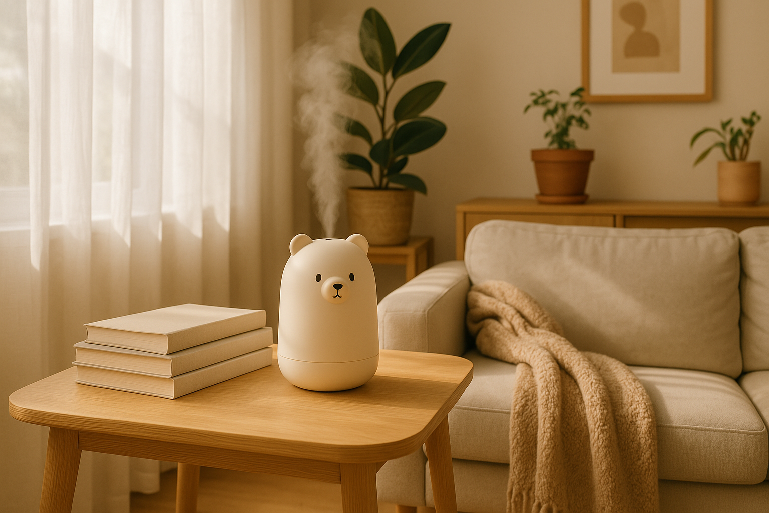 move the blanket to the couch instead of the table